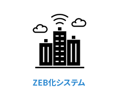ZEB（ネット・ゼロ・エネルギー・ビル）化 icon